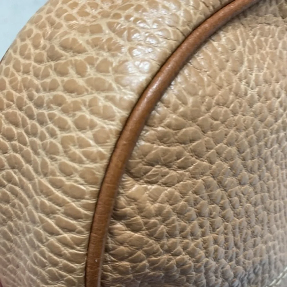 Brighton leather two way brown tan bag